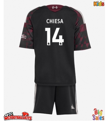 Liverpool Federico Chiesa #14 Replica Third Stadium Kit for Kids 2026-27 Short Sleeve (+ pants)